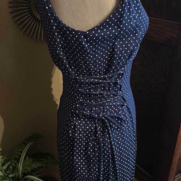 Vintage polka Dot Tank Sundress Size 5 - Picture 4 of 11